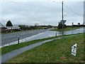 NZ9208 : Mile post at Hawsker by Humphrey Bolton
