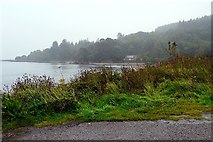 NR7935 : Rainy day view of Torrisdale Bay, Argyll by Rose and Trev Clough