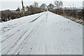 Fillingham Lane in the snow