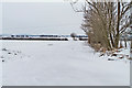 SK9188 : Snow-covered track near Billyards Farm by J.Hannan-Briggs