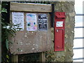 East Chelborough: postbox № DT2 12 and noticeboard