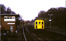 TQ5337 : Train arriving at Groombridge by Malc McDonald