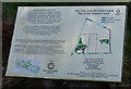 Information board at Swithland Woods Farm