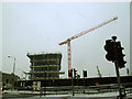 TQ3978 : Heart of East Greenwich - first buildings going up by Stephen Craven