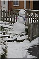 SU5886 : Snowman off Honey Lane by Bill Nicholls