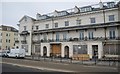 Derelict seafront building