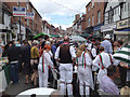 Smith Street market: barely room for Morris dancing