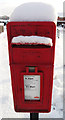 Post-mounted postbox
