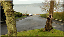 J4180 : The Seafront Road, Cultra near Holywood by Albert Bridge