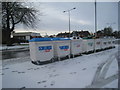 Recycling bins, Willoughby Road