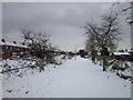 A cycleway leading to Spring Bank West, Hull