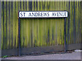 St.Andrews Avenue sign