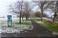 Path across Braunstone Park