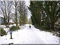 Wylam Waggonway, approaching the site of Heddon on the Wall Station