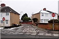 One-way system along Maesglas Close, Newport