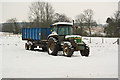 SK8969 : Home Farm tractor by Richard Croft