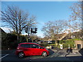 View up Frank Dixon Way from Dulwich Common