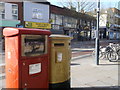 TQ1196 : Anthony Joshua's Gold Postbox, Watford by David Anstiss