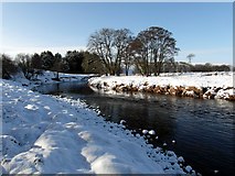 NY0884 : The Kinnel Water, in winter by Lynne Kirton