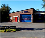 SO4382 : Craven Arms Fire Station by Jaggery