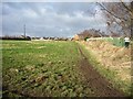 Unmapped but well-used footpath, Emley