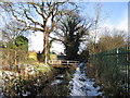 A footbridge over Sand Dike, Willerby