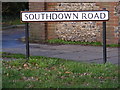 TL1313 : Southdown Road sign by Geographer