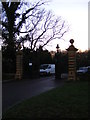 The entrance to Stud Lodges & Childwick Hall