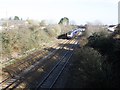 London bound train passes Creech St Michael