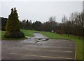 Exit from Hutcliffe Wood Crematorium