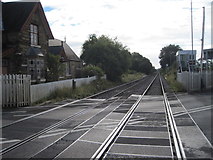 SO4579 : Onibury railway station (site) by Nigel Thompson