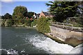 The weir into Osney Pool