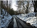 Hale lane - view downhill