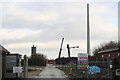 New wind turbine, Newton Marsh