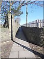 Footpath alongside Cemetery