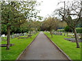 Path through Dursley Town Cemetery