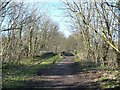 Former railway line crossing House Carr Lane