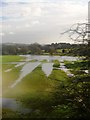 Localised flooding in the Trent Valley