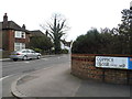 Coppice Close at the junction of Grand Drive