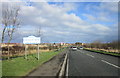 Entering Newbiggin-by-the-Sea on the B1334