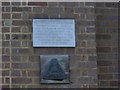 TQ2981 : Apologetic plaque, SOAS, Russell Square by Christopher Hilton
