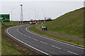NY3758 : New section of A689 by David Liddle