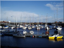 NH8857 : Harbour at Nairn by Douglas Nelson