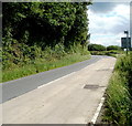 Two-tone road to Usk from Kemeys Commander, Monmouthshire