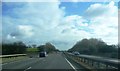 A50 where it crosses the track to Upper Newton Farm