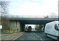 The A38 crosses the B5017 at Shobnall