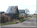 TL2585 : Old sheds at the end of Ray's Drove by Richard Humphrey
