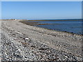 J3314 : View east along the beach at Leestone Harbour by Eric Jones