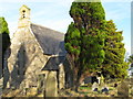 NZ0449 : All Saints Church, Muggleswick - porch and belfry by Mike Quinn