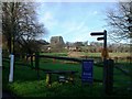 Public footpath to Lancing College